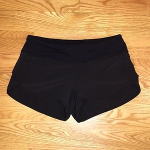 Lululemon Black Speed Up Shorts Size 4